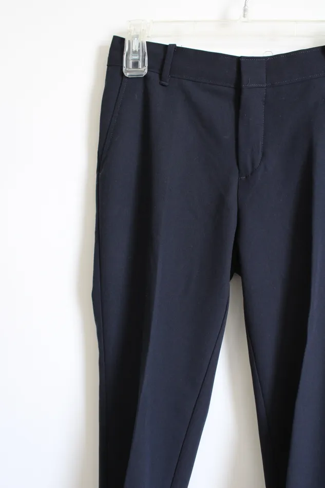 Izod Navy Blue Dress Pants 10 Izod Rings