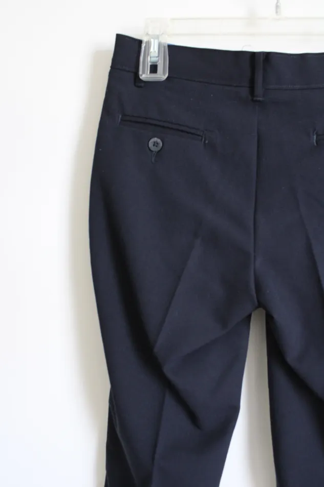 Izod Navy Blue Dress Pants 10 Izod Rings