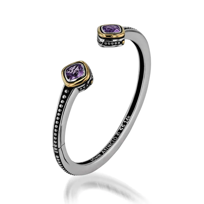 John Atencio Bracelets Chorus Gemstone Cuff Bracelet