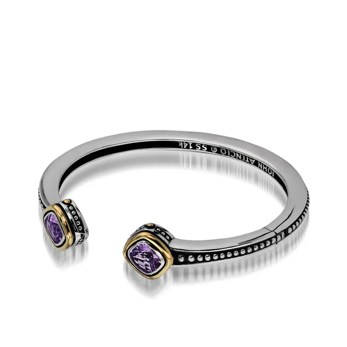 John Atencio Bracelets Chorus Gemstone Cuff Bracelet