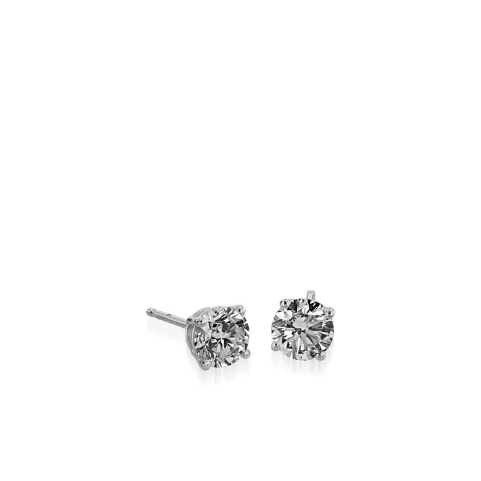 John Atencio Earrings Lab Grown Diamond Studs 100 Total Carat Weight