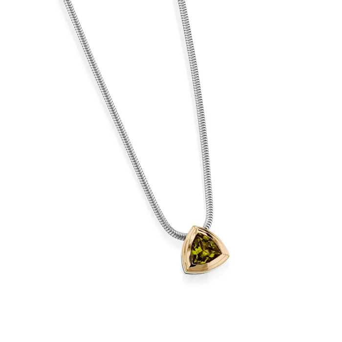John Atencio Necklaces Arrivo Trillion Solitaire Pendant Necklace
