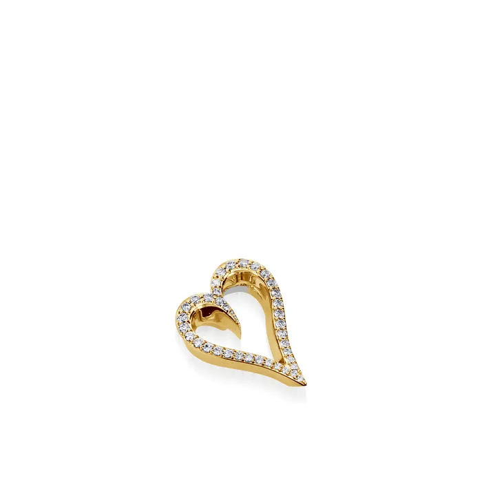 John Atencio Necklaces Prelude Diamond Heart Medallion Pendant
