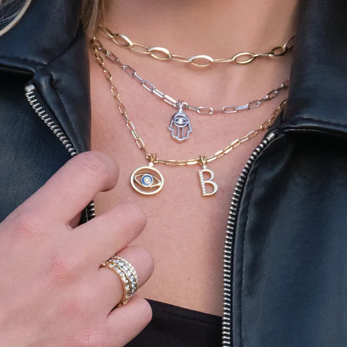 John Atencio Necklaces Prelude Diamond Heart Medallion Pendant