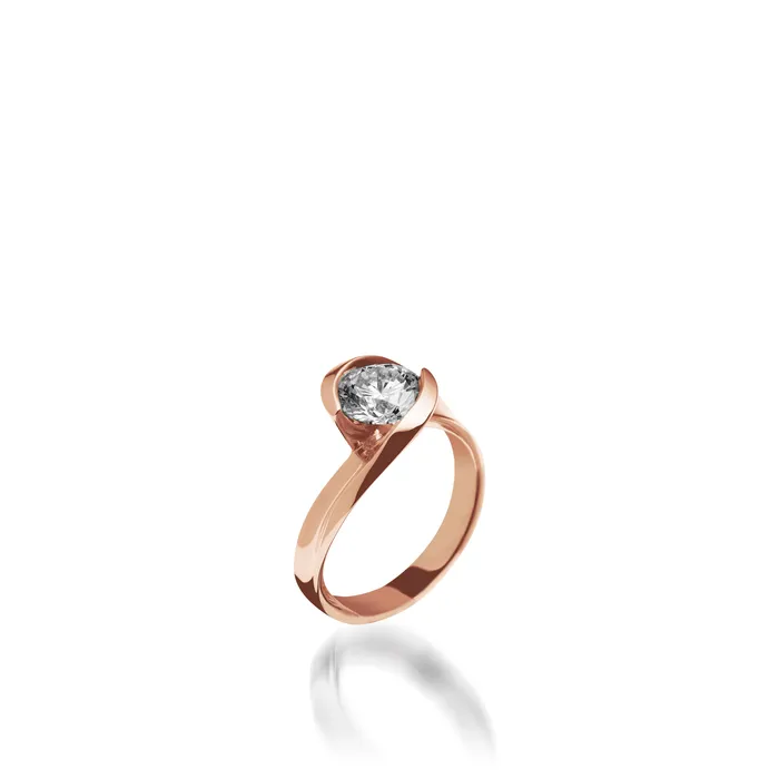 John Atencio Rings Apropos Yellow Gold Engagement Ring