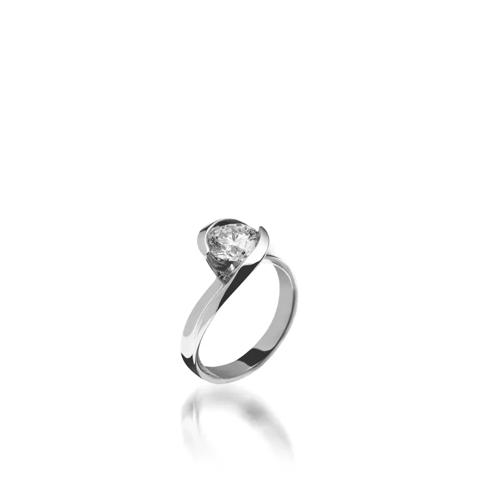 John Atencio Rings Apropos Yellow Gold Engagement Ring