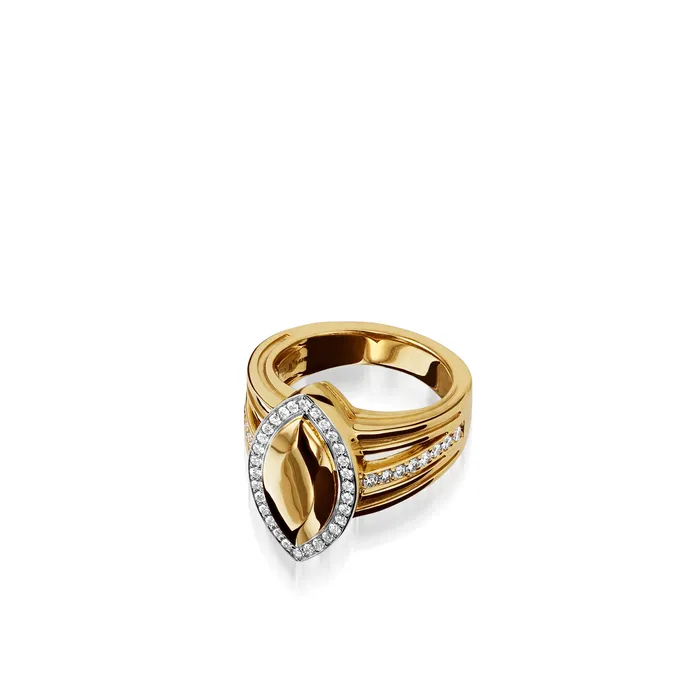 John Atencio Rings Elixir Gold Diamond Ring John Atencio Rings Elixir Gold Diamond Ring