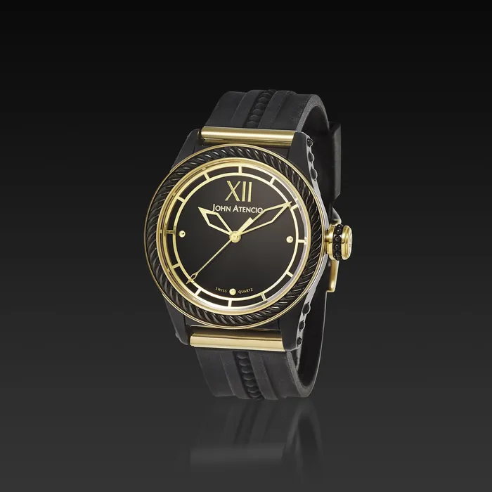 John Atencio Rings Pantheon II Watch with High Performance Elastomer Band John Atencio Rings Pantheon II Watch with High Performance Elastomer Band