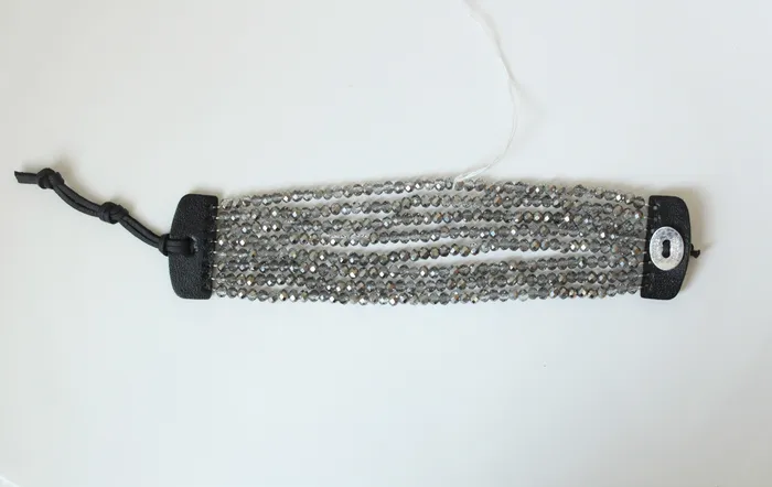 Jubilee Thrift Bracelets Marlyn Schiff Gray Beaded Bracelet