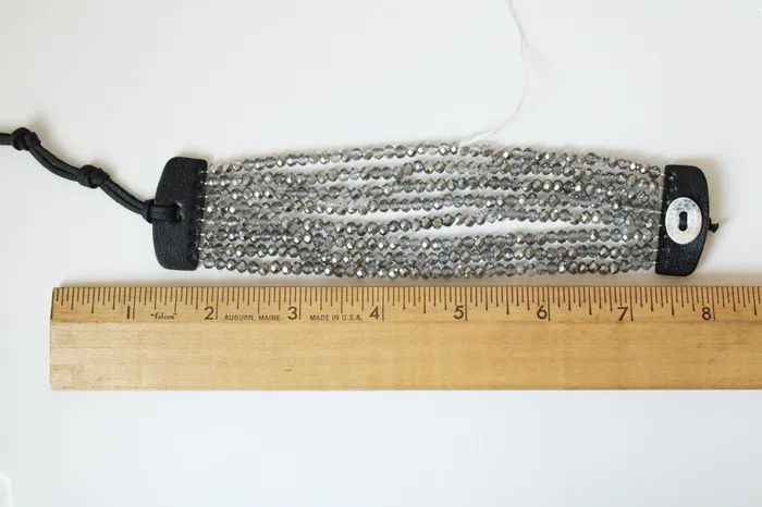 Jubilee Thrift Bracelets Marlyn Schiff Gray Beaded Bracelet
