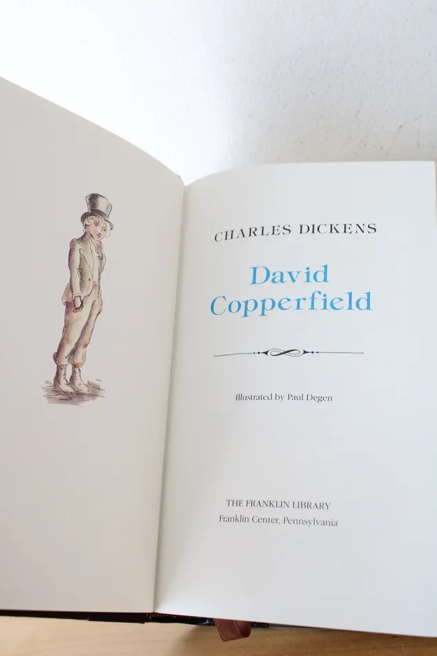 Jubilee Thrift Earrings David Copperfield By Charles Dickens The Franklin Library Edition