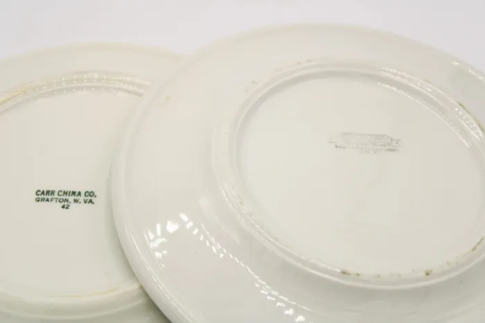 Jubilee Thrift Earrings Dessert Dishes Set Of 2