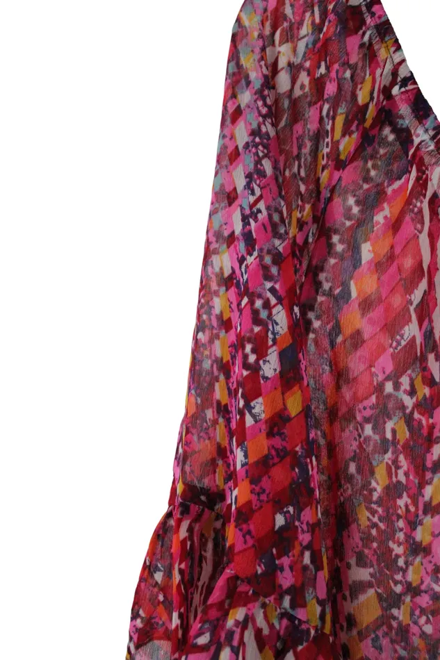 Jubilee Thrift Earrings Pink Blouse L