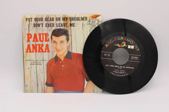 Jubilee Thrift Paul Anka Dont Ever Leave Me 7 Record Rings