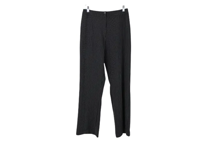 Jubilee Thrift Rings Black Pinstripe Pants 910