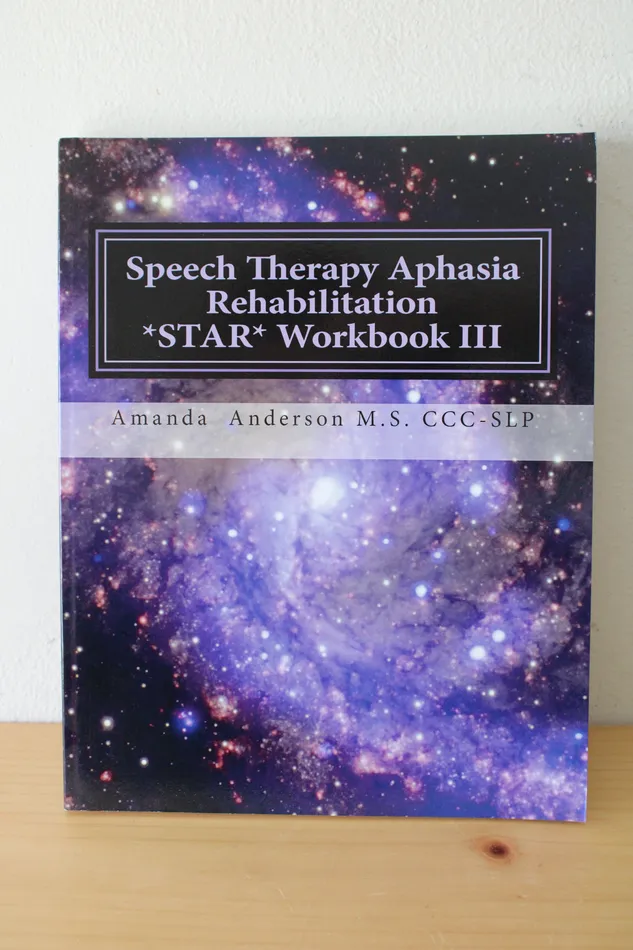 Jubilee Thrift Speech Therapy Aphasia Rehabilitation STAR Workbook III By Amanda Anderson MS CCCSLP Earrings Jubilee Thrift Speech Therapy Aphasia Rehabilitation STAR Workbook III By Amanda Anderson MS CCCSLP Earrings