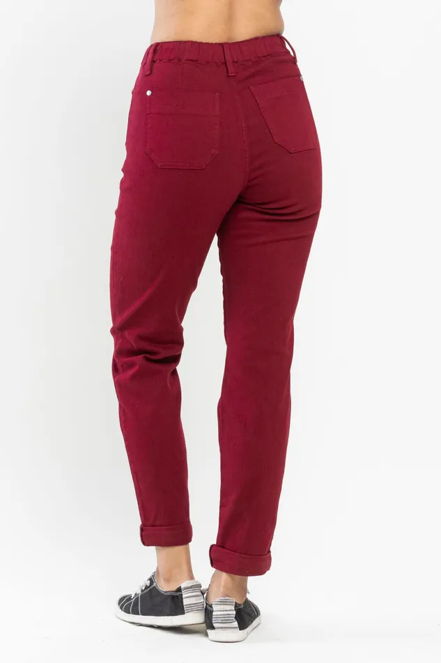 JUDY BLUE Earrings JUDY BLUE HIGH WAIST PULL ON DOUBLE CUFF JOGGER SCARLETT JUDY BLUE Earrings JUDY BLUE HIGH WAIST PULL ON DOUBLE CUFF JOGGER SCARLETT
