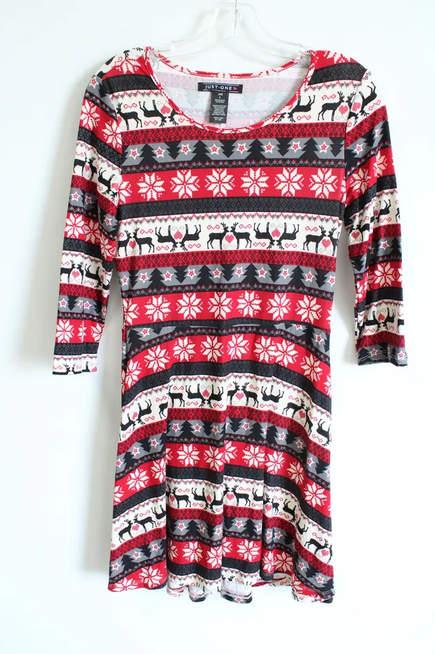 JustOne JustOne Red Christmas Dress S Earrings