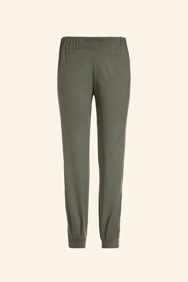 justineleconte1 Earrings MARION leisure pants green