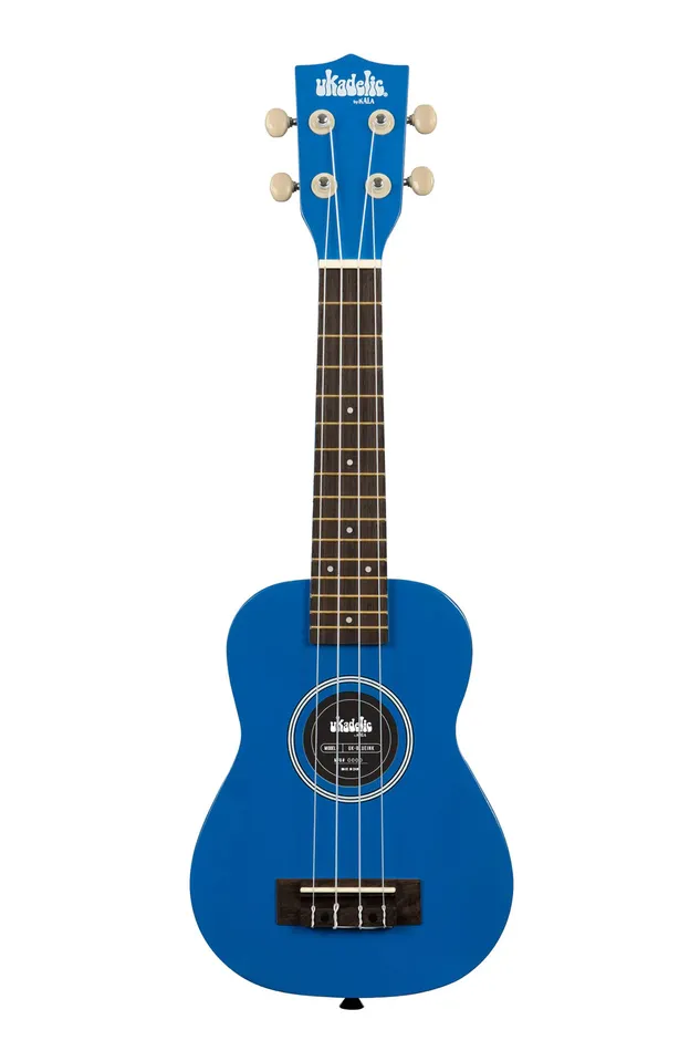 Kala Blue Ink Ukadelic Soprano Ukulele KALABRAND Rings