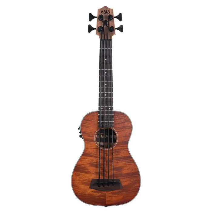 KALABRAND Earrings Kala Exotic Mahogany AcousticElectric UBASS Ukulele