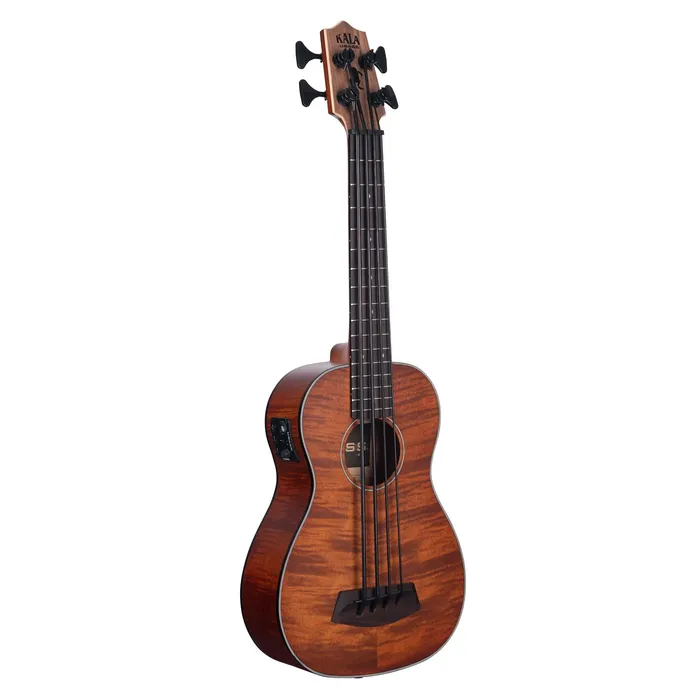 KALABRAND Earrings Kala Exotic Mahogany AcousticElectric UBASS Ukulele