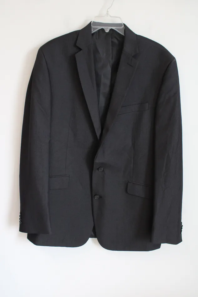 Kenneth Cole Kenneth Cole Reaction Charcoal Gray Blazer 44L Earrings