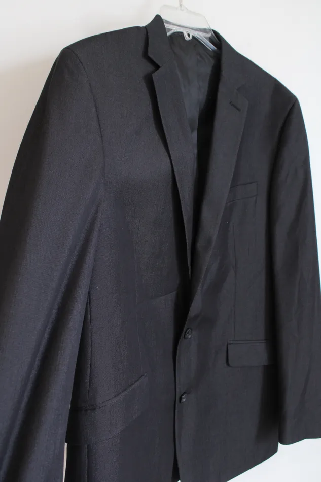 Kenneth Cole Kenneth Cole Reaction Charcoal Gray Blazer 44L Earrings