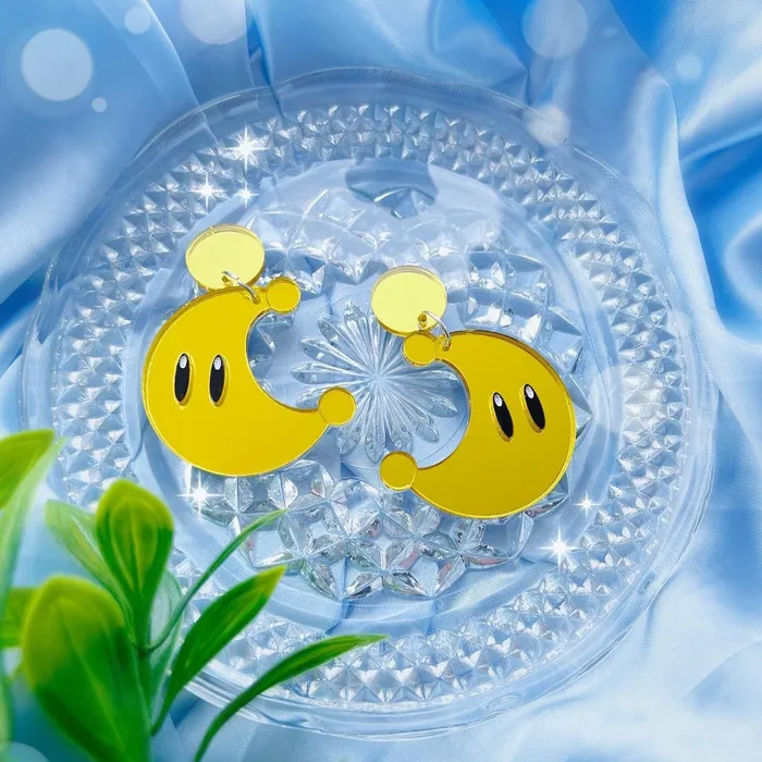 KGF Jewelry Earrings Power Moon Acrylic Earrings Keychains Pins