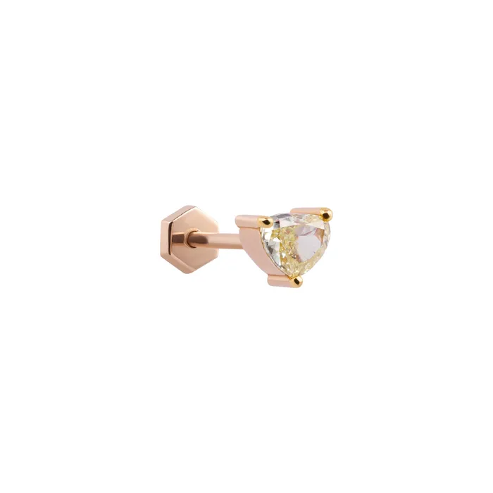 Kismet by Milka Earrings Canary Piercing