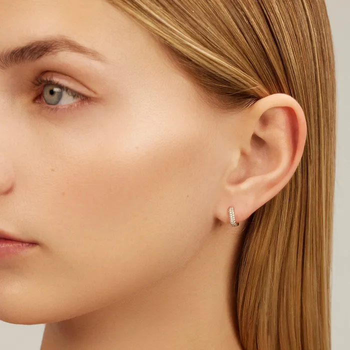 Kismet by Milka Earrings Soft Square Hoop Earring