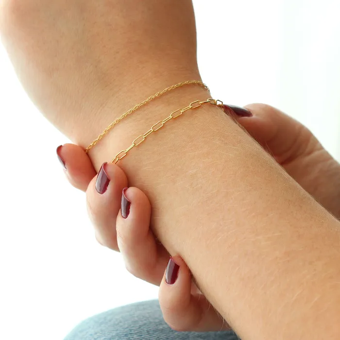 Kris Nations Bracelets Drawn Cable Chain Bracelet