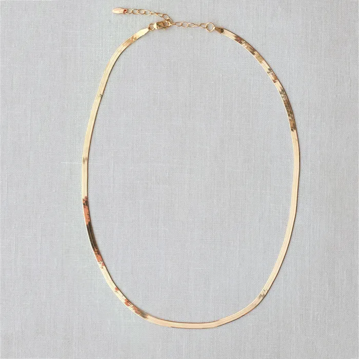 Kris Nations Necklaces Herringbone Chain Necklace Kris Nations Necklaces Herringbone Chain Necklace
