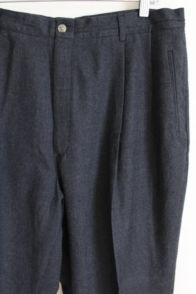 LL Bean Earrings LL Bean Worsted Wool Gray Pant 20