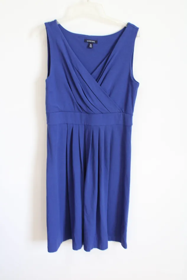 Lands End Blue Cobalt Dress M Lands End Rings