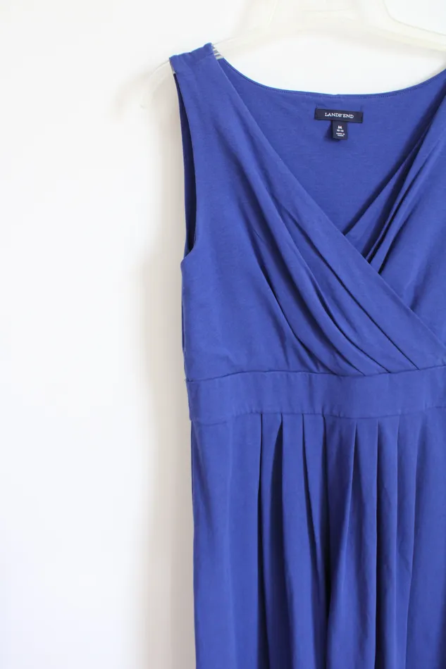 Lands End Blue Cobalt Dress M Lands End Rings