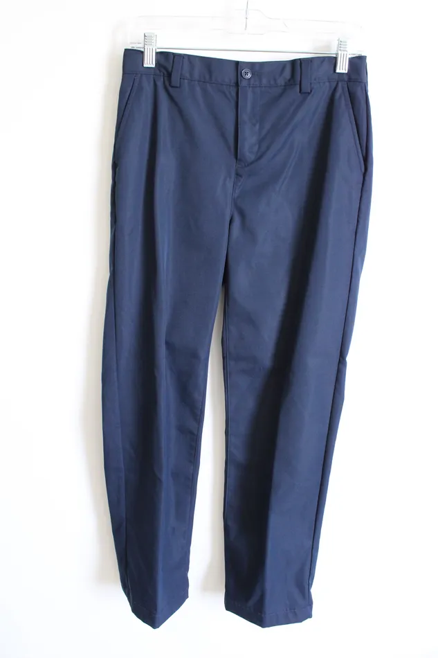 Lands End Rings Lands End Navy Blue Polyester Chino Pants 16