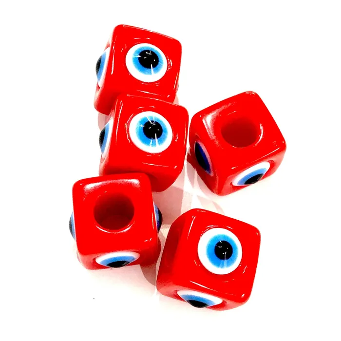 Large Hole Evil Eye Resin Beads 15mm Beads 7mm Hole 5 Beads in a Pack Peppy Beads Necklaces Large Hole Evil Eye Resin Beads 15mm Beads 7mm Hole 5 Beads in a Pack Peppy Beads Necklaces