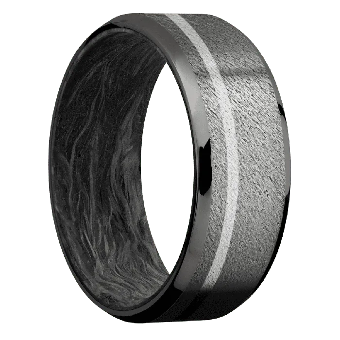 Lashbrook Earrings Tantalum Noir Anglestone Polish Finish Forged Carbon Fiber