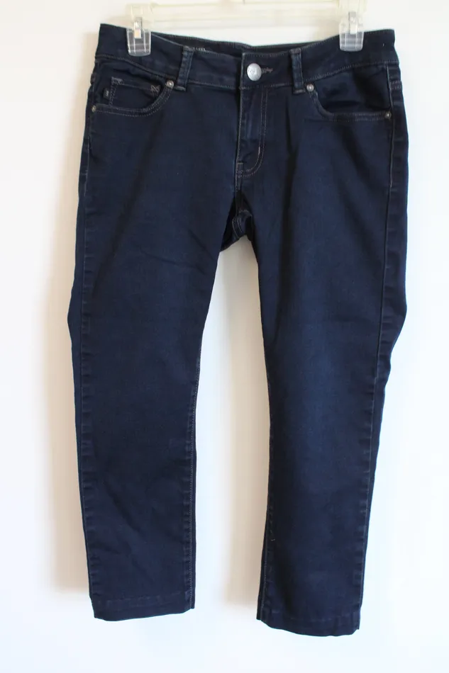 Lee Earrings Lee Modern Series Dark Wash Straight Fit Skinny Jeans 6 Short