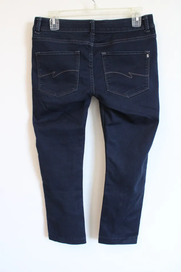 Lee Earrings Lee Modern Series Dark Wash Straight Fit Skinny Jeans 6 Short