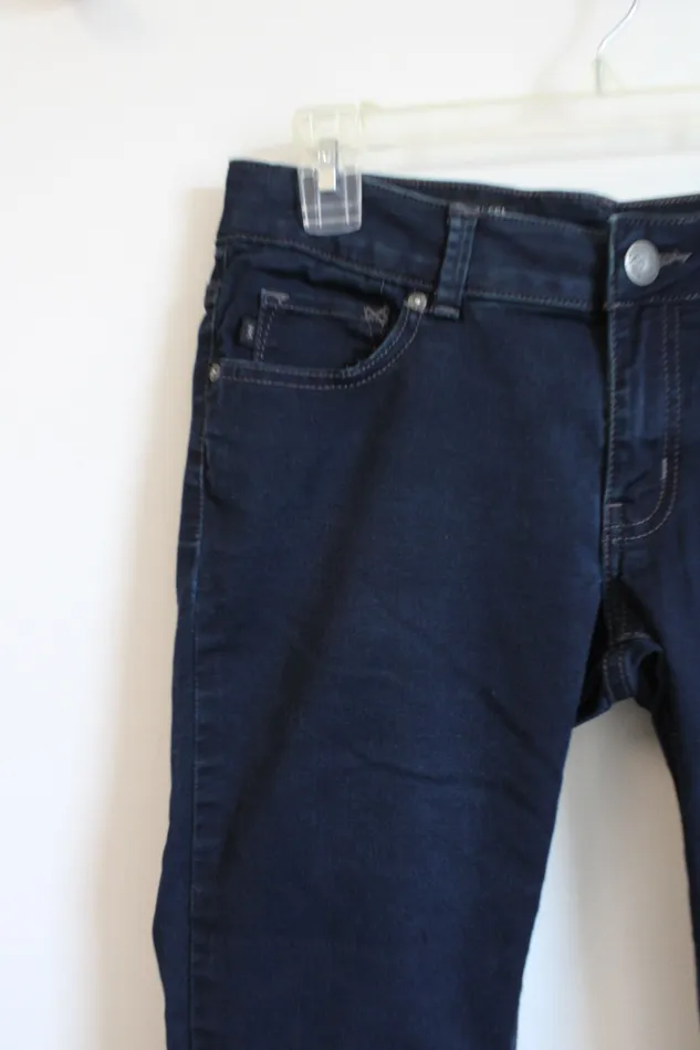 Lee Earrings Lee Modern Series Dark Wash Straight Fit Skinny Jeans 6 Short