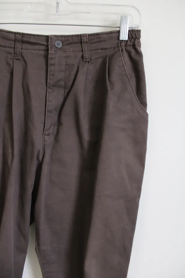 Lee Earrings Vintage Lee Brown Trousers 10 Petite