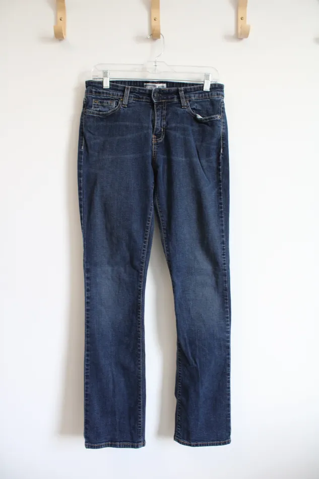Levis Mid Rise Straight Dark Wash Jeans 8 Levis Earrings