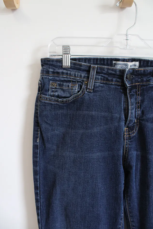 Levis Mid Rise Straight Dark Wash Jeans 8 Levis Earrings