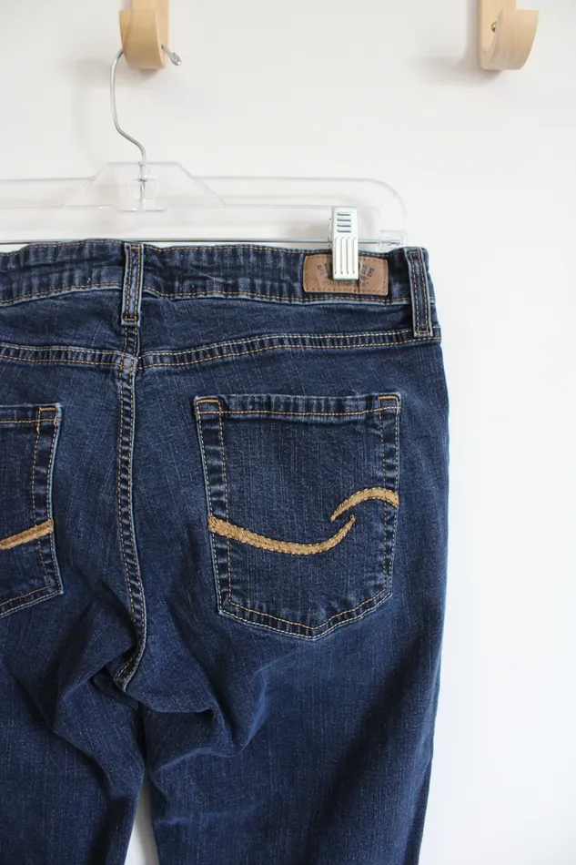 Levis Mid Rise Straight Dark Wash Jeans 8 Levis Earrings