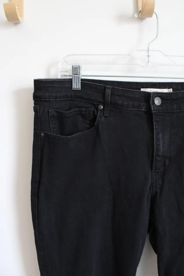 Levis Rings Levis 711 Black Skinny Jeans 3316