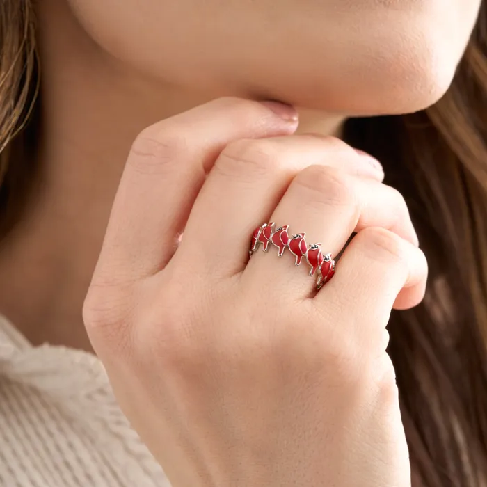 Little Cardinal Ring Chadds Ford Jewelry Rings