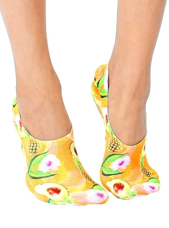 Living Royal Pineapple Avocado Liner Socks LIVINGROYAL Earrings