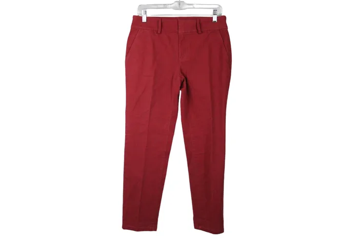 LOFT Terracotta Pants 6 Petite Ann Taylor LOFT Earrings